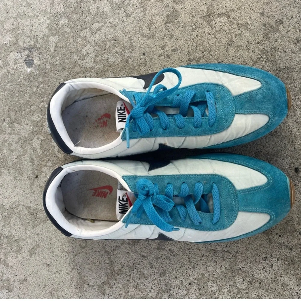 Nike Blue Suede Retro Sneakers - Picture 4 of 4